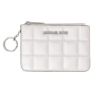 Michael Kors Women's Jet Set Travel Small Top Zip Coin Pouch in Vegan Leather (O